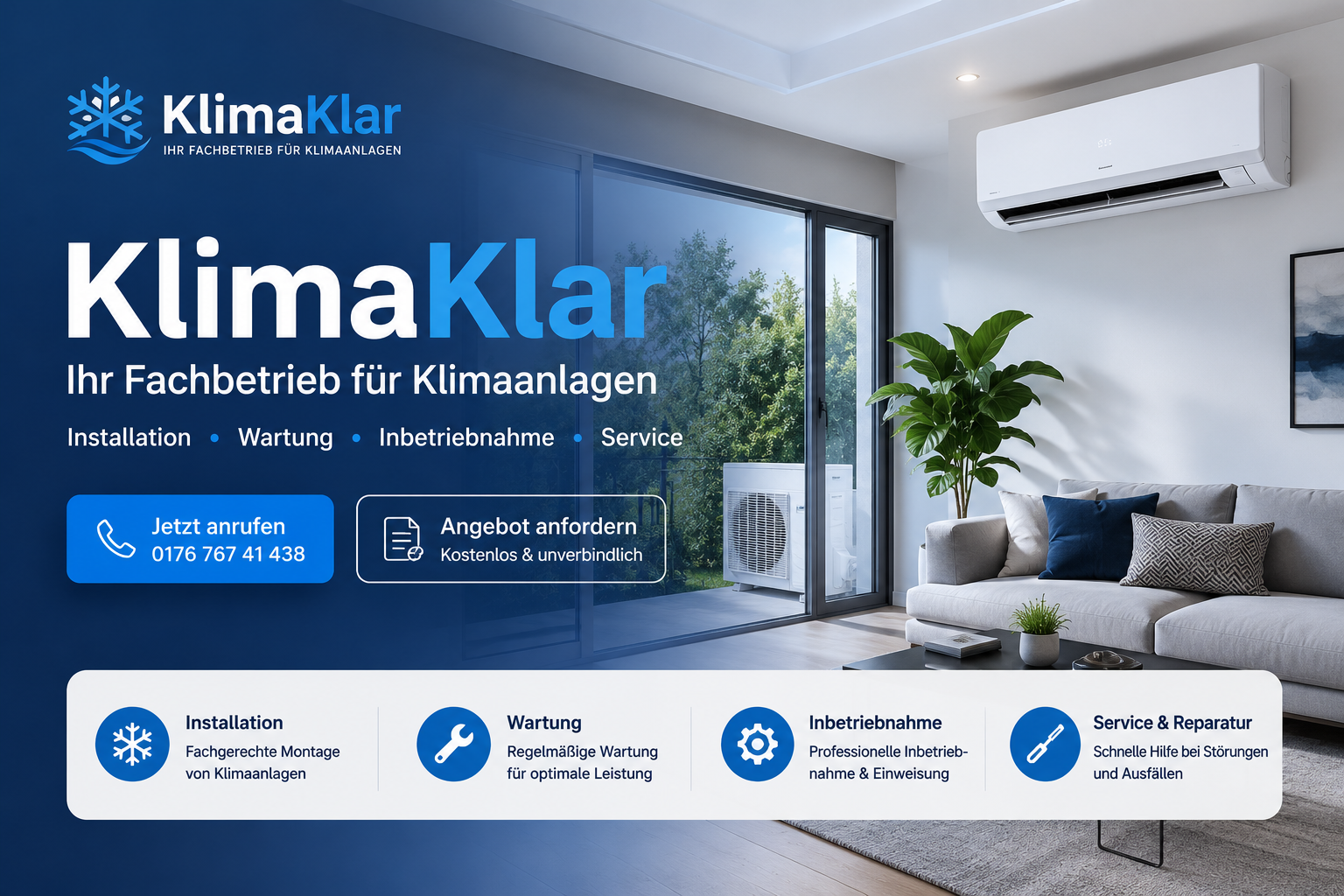 Moderne Klimaanlage